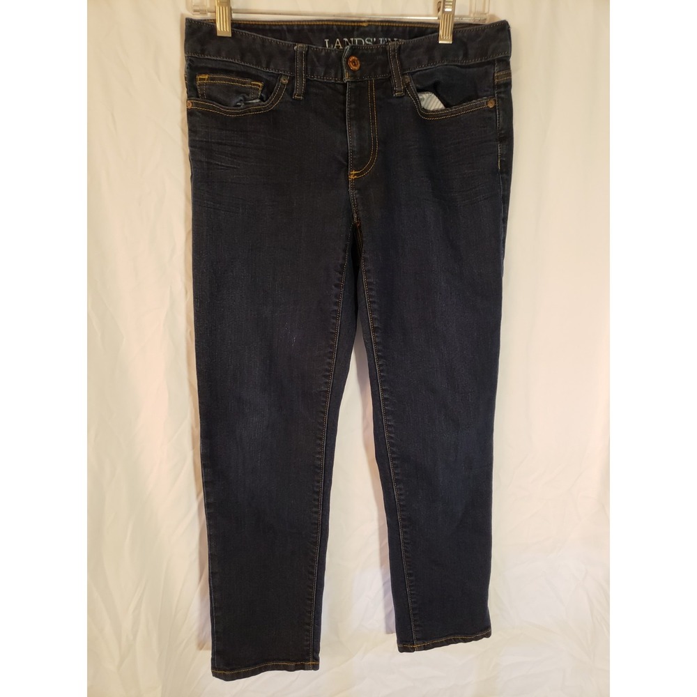 Women's Lands End Slim Ankle Jeans Size 6 (1087)